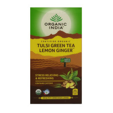Tulsi Lemon Ginger Tea (25Bag) – Organic India