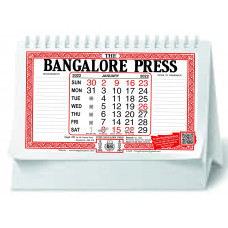 2022 Bengaluru Mudranalaya Table Top English Calendar