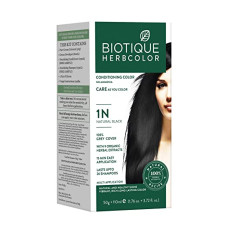 Herbcolor 1N Natural Black (50Gm) – Biotique